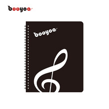 波悦（Booyoo）可修改书写乐谱夹 琴谱古筝吉他夹通用曲谱夹五线谱夹60页 黑色