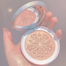 卡姿兰高光修容闪粉生姜粉饼脸部提亮一体盘裸妆李佳琦神仙 4#日落橘