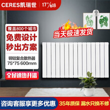 凯瑞世(ceres)暖气片家用水暖散热器壁挂式暖气片 壁挂炉自采暖铜铝复合暖气片 铜铝75*75 铜铝75*75-600mm