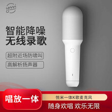 小米生态麦克风悦米无线话筒一体式YMI唱歌放K歌麦克风 YMI一体式K歌麦克风 标配