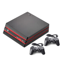 酷孩高清街机电视游戏机PSX格斗街机游戏机GBA电玩家用怀旧摇杆HDMI高清输出无线手柄版 RS-93高清有线手柄款(32G3000款游戏)