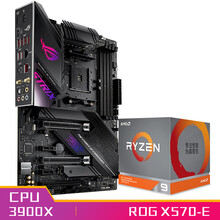 玩家国度ROG STRIX X570-E GAMING主板（AMD X570/AM4）+AMD 锐龙9(r9) 3900X CPU处理器 板U套装 CPU主板套装