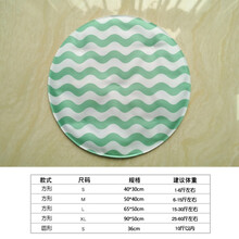拓海宠物冰垫夏季物理降温神器制冷凝胶冰凉垫坐垫避暑狗狗凉垫 波浪纹 直径36cm