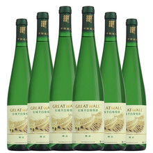 超市	
长城（GreatWall）红酒/白葡萄酒 整箱 中粮长城葡萄酒 长城精品干白葡萄酒 650ml*6