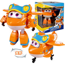 奥迪双钻 超级飞侠第三季新款卡尔叔叔大号变形汽车机器人儿童玩具套装 750230大版变形机器人佩佩 送：运费险+贴画