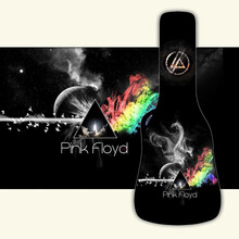 个性吉他包加厚41寸定制吉他琴包卡通动漫双肩背包40寸防水吉他袋吉他配件 Pink Floyd 40/41寸通用款