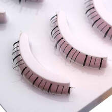 短款cos小恶魔下睫毛假睫毛五对装自然少年裸妆萌妹下眼睫毛 下睫毛005 一盒(其他什么都不含)