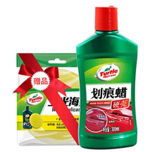 龟牌Turtle Wax去污蜡新车漆面美容养护上光蜡划痕蜡汽车蜡汽车用品G-236R1 划痕蜡+龟牌掌心棉（袋装）