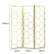 纳米金色服装店铺橱窗展示架背景装饰道具屏风隔断铁艺镂空货架子 如图纳米金一套