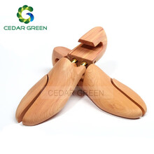 CEDAR GREEN雪松木鞋撑鞋楦实木鞋撑子撑鞋器扩鞋器撑大器定型防皱除味可调节 手握款37/38