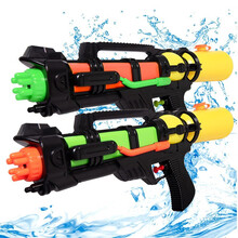 儿童水枪玩具男女孩水枪沙滩户外戏水呲水抽拉式男孩喷水高压硬泵超远礼物 40cm硬泵水枪【1把颜色随机】