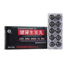 河西  9g*10丸 补肾益肝 健肾生发 脱发 虚腰痛 慢性肾炎 1盒