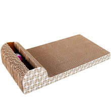 猫玩具直板猫爪板（款式随机） 猫抓板单个装 P型猫抓板