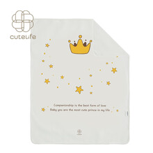 Cutelife 婴儿隔尿垫防水新生儿尿垫床垫宝宝透气隔尿巾可水洗 小王子 70*90cm