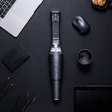 摩飞电器（MORPHY RICHARDS）便携手持充电式无线吸尘器大吸力车载家用臭氧杀菌MR3936 铁灰色