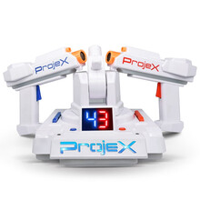 欢乐加 projex玩具枪 儿童投影游戏 星战飞碟鸭双人对战套装  节日生日礼物 新年礼物 2把枪+1主机+3插片 星战飞碟鸭