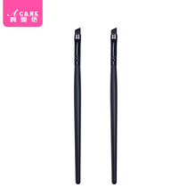 阿嚓热 双头眉刷螺旋卷睫毛梳斜角眉毛刷鼻影刷化妆刷 单头长杆2支 人造纤维