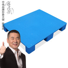 中伟平面塑料托盘叉车防潮板垫仓板仓储货架超市垫板仓库托盘货物地垫 1.0*0.8米 新料加厚