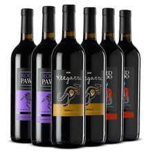 【澳洲袋鼠红酒】澳大利亚进口红酒 澳洲袋鼠 葡萄酒整箱红酒 葡园袋鼠干红葡萄酒750ml*6瓶 三种混装组合套装