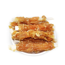 馋不腻狗狗零食鸡肉绕鳕鱼磨牙去口臭狗狗磨牙棒泰迪宠物零食狗粮 鸡肉鳕鱼