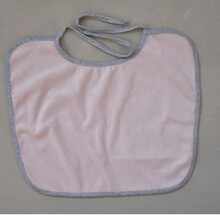 Cicodaa 老人口水巾防水围嘴防漏吃饭兜食饭兜成人防水竹纤维围嘴成人围嘴口水巾 粉色