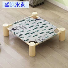 狗狗行军床猫窝四季通用可拆洗夏季猫床猫咪窝凉窝宠物狗狗床夏天狗窝行军床 北欧风 承重35斤左右
