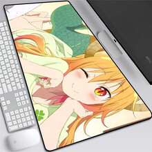 京俏 动漫鼠标垫周边 艾露玛康娜卡姆依托尔小林家的龙女仆超大号桌垫锁边 17 400*900*3mm