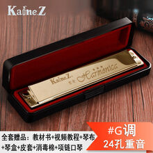 Kaine.Z凯恩上海牌口琴k总厂24孔重音口琴演奏级C/A/D/E/F/G/降b12调可选 重音#G/降a