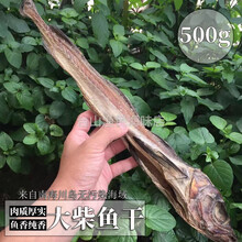 柴鱼干鳕鱼干柴鱼条 广东人煲汤煮粥 渔民淡晒海产干货 500g