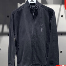 阿迪达斯 （adidas）男装春秋新款运动服跑步训练时尚舒适休闲外套夹克 IA8127黑色 M