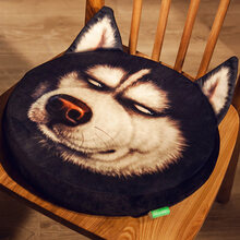 达克鸭夏季记忆棉坐垫地上椅子椅垫办公室久坐座垫学生透气凳子家用屁股垫屁垫 鄙视 直径40厘米