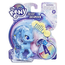 孩之宝（Hasbro）小马宝莉公仔小马国女孩迷你娃娃经典紫悦碧琪云宝 玩具摆件 魔法瓶基础-崔克西E9178