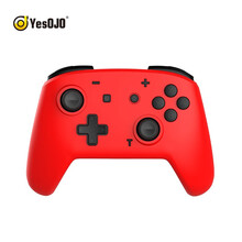 YesOJO 任天堂switch pro手柄无线蓝牙有线充电NS配件连发双震动体感漂移勇士系列游戏手柄 烈焰红