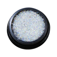 云钻美甲微钻水晶砂指甲装饰超闪奢华精灵珠尖底小碎钻满钻饰品 幻彩