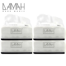 DAMAH黑魔法抽取式damah洁面巾化妆湿巾压缩毛巾美容黑魔法洗洗脸巾洁面巾纸一次性擦脸巾棉柔携 黑魔法抽取式洗脸巾72抽*4袋装