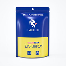 英国伊维诗乐 EVOCELER超轻粘土24色125克大包装橡皮泥彩泥儿童玩具 中黄色125克袋装