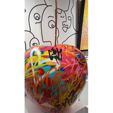 维格列艺术Bull & stein水果雕塑艺术摆件户外园林小区别墅庭院景观艺术品摆件高端家居空间摆件 樱桃 手绘涂鸦特别版系列 500×500mm