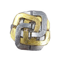 魔金puzzle10级九连环系列解环扣 抖音同款锌合金玩具益智戒指智力锁烧脑怀旧 4C