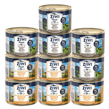 狗罐头ZiwiPeak成犬幼犬主食罐头泰迪金毛柯基狗狗零食湿粮新西兰进口 170g(牛肉5罐 鸡肉5罐)