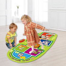 zippymat儿童幼儿益智跳房子游戏毯户外室内怀旧音乐玩具学习礼物