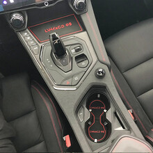 点缤 门槽垫适用于领克05水杯垫中控垫防滑垫储物领克05改装内饰 领克05门槽垫【黑蓝】