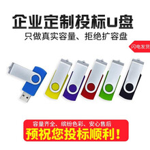 韦克特维 批发小容量投标u盘128mb 512M 1G 2g 4G 8G16G招标书优盘定制LOGO 旋转款 256MB