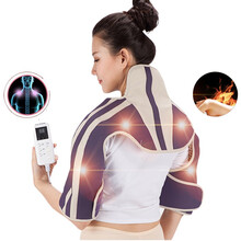 XZYUE 肩部护肩颈按摩器肩膀按摩仪按摩披肩颈椎颈部肩周脖子手部胳膊手臂按摩器膝盖震动保暖加热敷 升级版【肩部 手臂按摩】