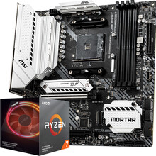 微星B550M MORTAR WIFI迫击炮 战斧导弹B550系列电脑主板AMD B550/AM4 B550M MORTAR WIFI迫击炮无线 +AMD 锐龙5 3600X盒装