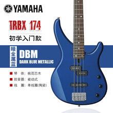印尼产YAMAHA雅马哈TRBX系列电贝斯304入门初学174排练演出进阶504四/五弦贝司BASS 四弦【TRBX174】DBM暗金属蓝