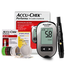 罗氏（ROCHE）罗氏 accu-chek 罗氏血糖试纸  血糖仪家用测试仪 卓越金采血糖仪+50片试纸+50针