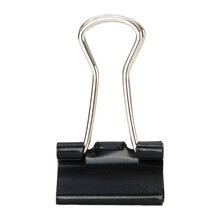 晨光(M&G)文具15mm黑色长尾夹 金属票据夹 Eplus系列办公燕尾夹 12个/盒ABS92731