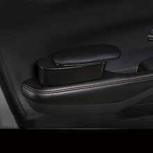 曼蒂瑞斯车载扶手托车用肘托汽车改装左臂小扶手扶手增高垫增高盒汽车通用扶手箱主驾驶左臂增高扶手左扶手 经典款黑色