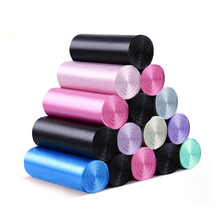 木木呷  黑色垃圾袋中大号加厚断点式塑料袋家用厨房一次性垃圾袋 45*50cm10卷共200个