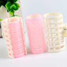 花川秀卷发筒不伤发卷发器塑料卷发懒人自粘卷发夹内扣大卷空气刘海卷 小号（3个装）+夹子